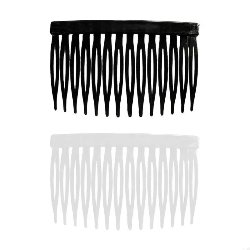 k3kd 10pcs ผมด้านข้าง combs 14 ฟันผ้าคลุมหน้าหวีสำหรับผู้หญิงผู้หญิง, diy เจ้าสาวแต่งงานม่านผมคลิป, อุปกรณ์เสริมผม