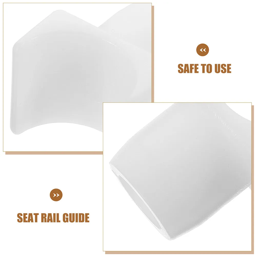 5Pcs Wheelchair Rail Support Blocks Universal Seat Rail Guides Replacement Parts for Drive Wheelchair Stability Safety