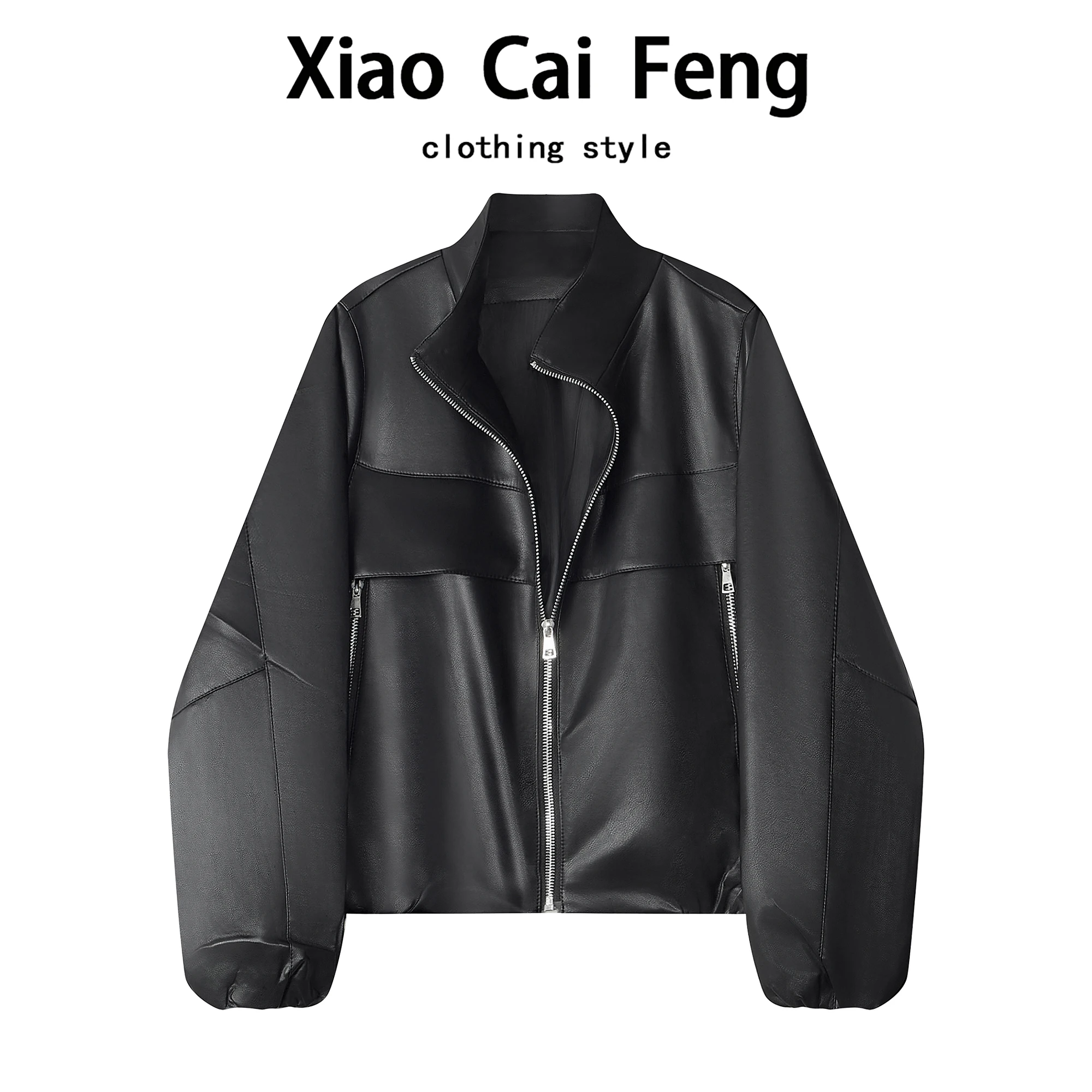 Ankela vermelho vento fresco couro do plutônio jaet ort outerwear feminino casual faion primavera outono motociclista sle casaco na moda