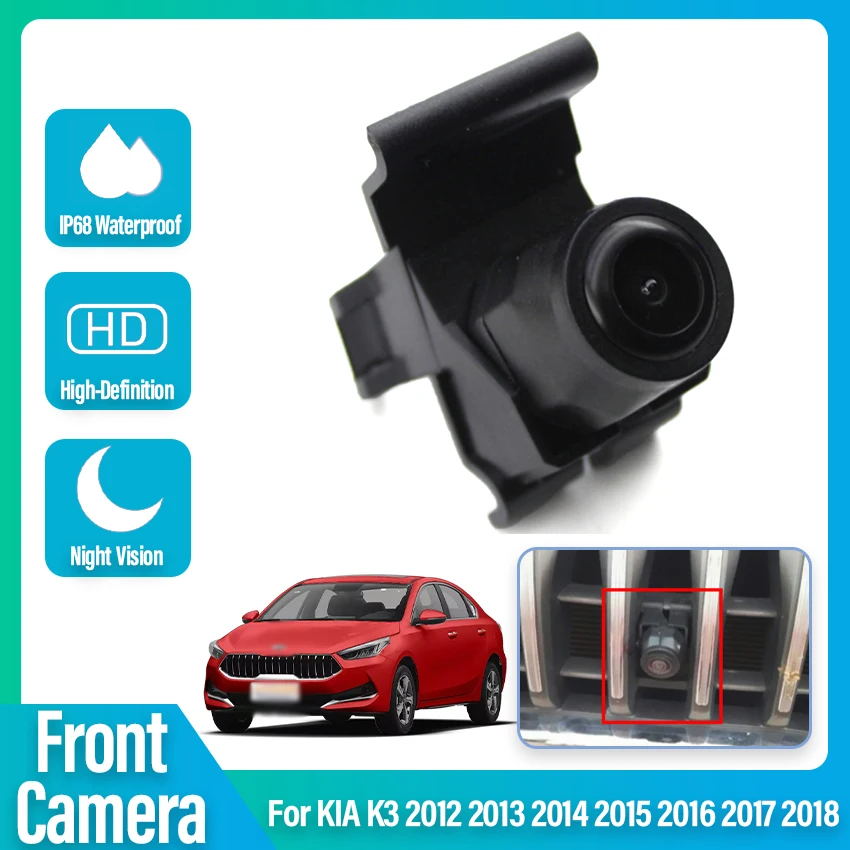 

High Quality Car Front View Parking Logo Camera For KIA K3 2012~2014 2015 2016 2017 2018 Waterproof Night Vision CCD full HD