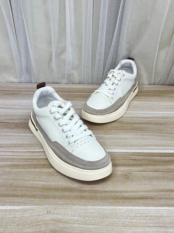 

Повседневные мужские спортивные туфли Thi Bot Board, удобные кожаные слипоны с круглым носком, резиновой подошвой и цветным дизайном