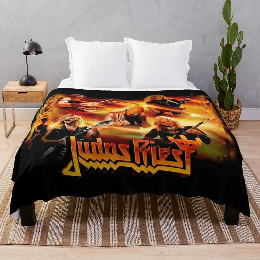 

HFGRJH--- JUDAS PRIEST --- METALCORE Throw Blanket Soft Plush Blanket as Housewarming Gift