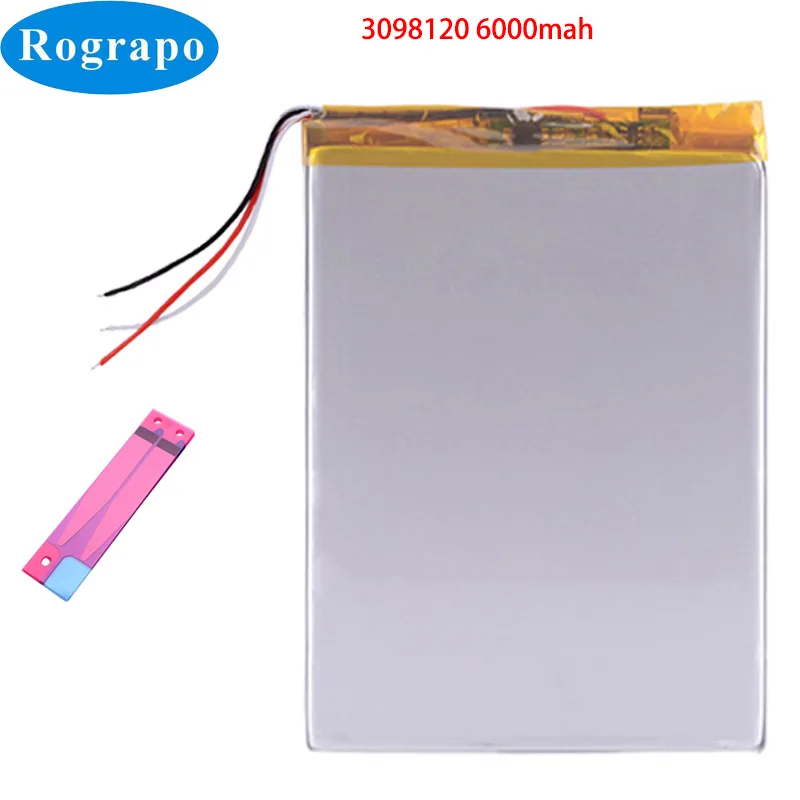 New 3.7V 6000mAh 3098120 30100120 Tablet PC Battery