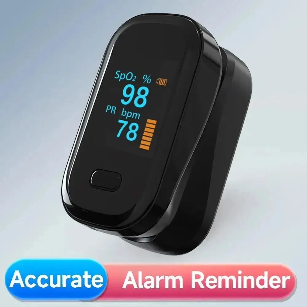 Finger Pulse Oximeter Medical Portable Blood Oxygen Oxymetre Heart Rate Saturation Meter OLED Oximetro De Dedo