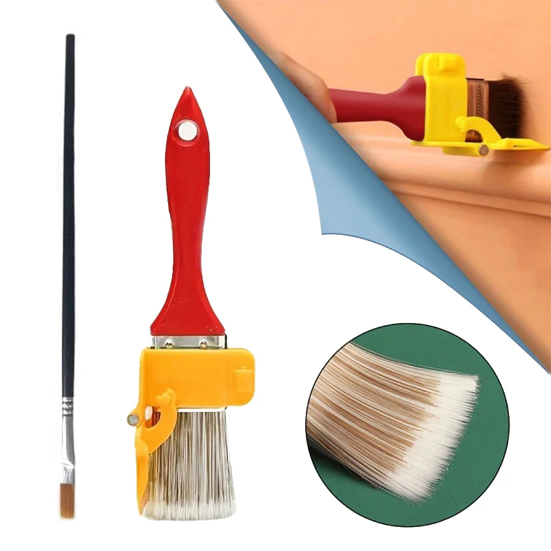 

Painting Wall Brush Color Separation Paint Brushes Edge Trimming Inner Wall Concealed Corner Brush Handle Tool Art Supplies Set