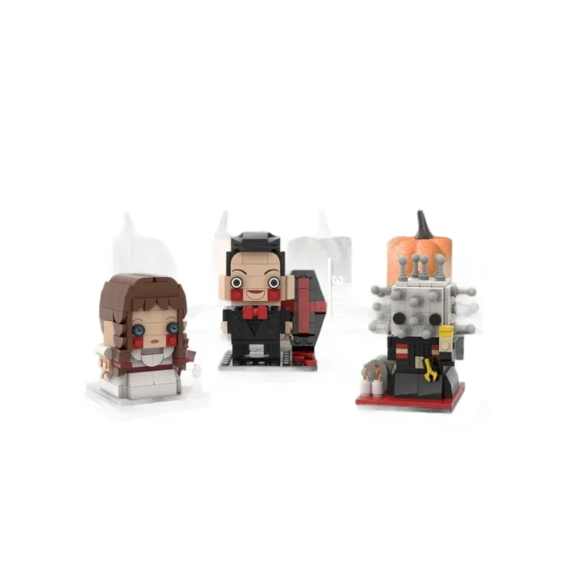 Halloween Horror Movie Doll MOC Building Blocks Compatible With LEGO Zombie Ghost Doll/Vampire/Banette/Needle Ghost Bricks Toys