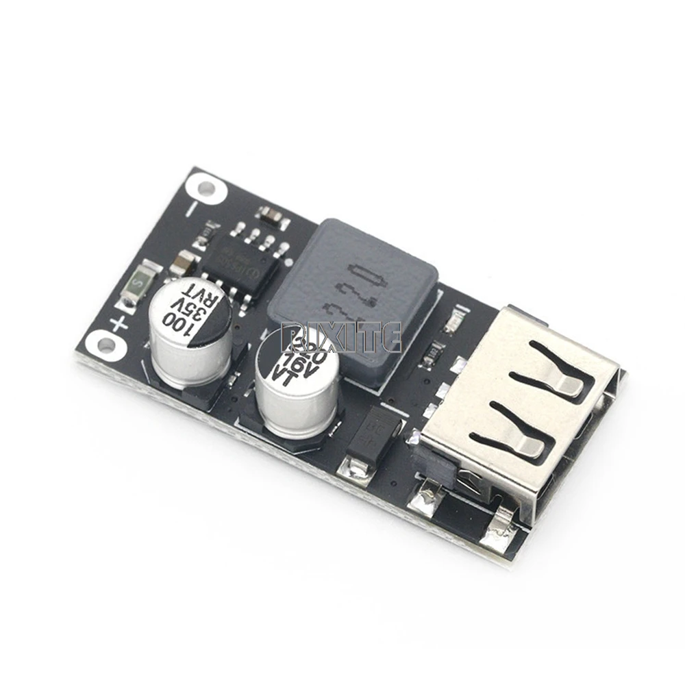 QC3.0 QC2.0 USB DC-DC 降圧コンバータ充電降圧モジュール 6-32V 9V 12V 24V に高速急速充電器回路基板 5V 1 ウェイ