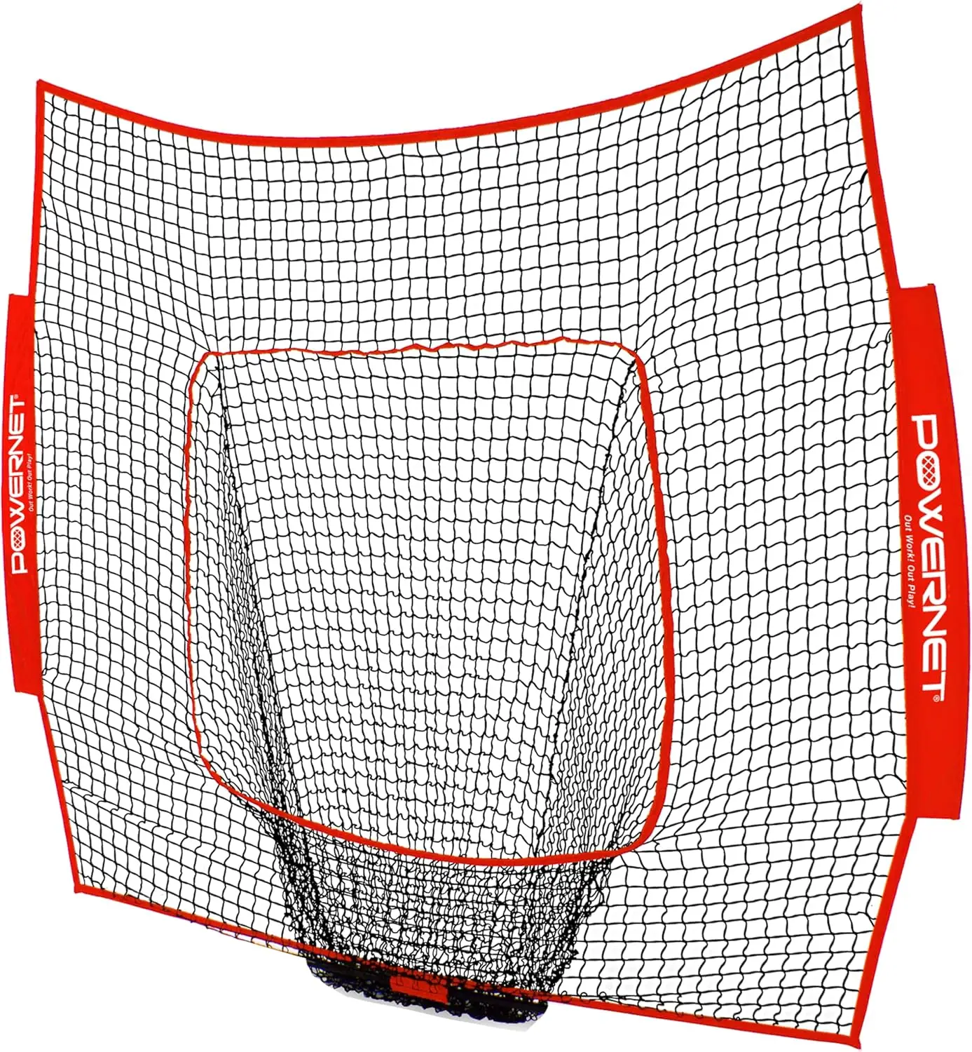 

7x7 FT Baseball & Softball Net Replacement Parts, Metal Frame & Fiberglass Poles, Durable Nets and Bags in Team Colors
