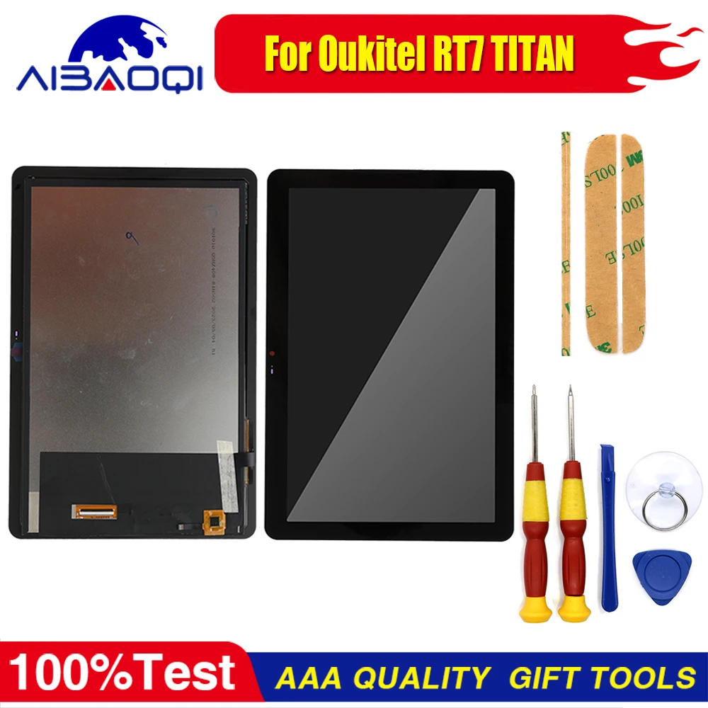 100% Original 10.1 Inch Oukitel RT7 TITAN LCD Display Touch Screen Digitizer Assembly Digitizer Replacement Accessories