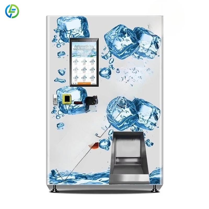 Fornecedor de Máquinas de Venda Automática Personalizadas, Máquina de Venda Automática de Cubos de Gelo, Máquina Comercial Automática de Venda de Gelo