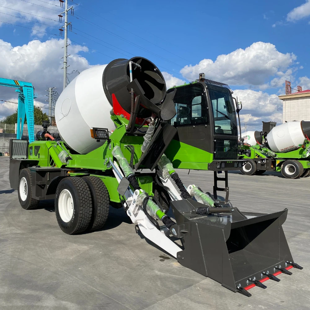 Wholesale 3.5m³ Diesel Concrete Mixer Truck Portable Self-Loading Cement Mixer Truck For Construction Sites