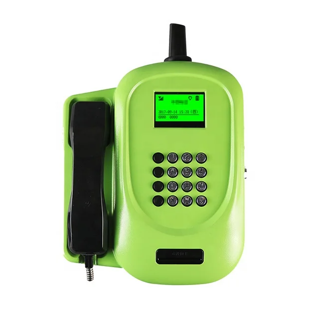 4G LTE Industrial with Display and Rugged Handset Public Micromax Handsets Weatherproof Outdoor Payphone Telephone