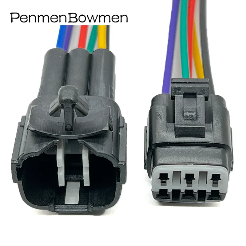 1 Set 6 Pin Car Throttle Pedal Electrical Connector Wire Harness Plug 6188-0209 90980-1128 6188-0209