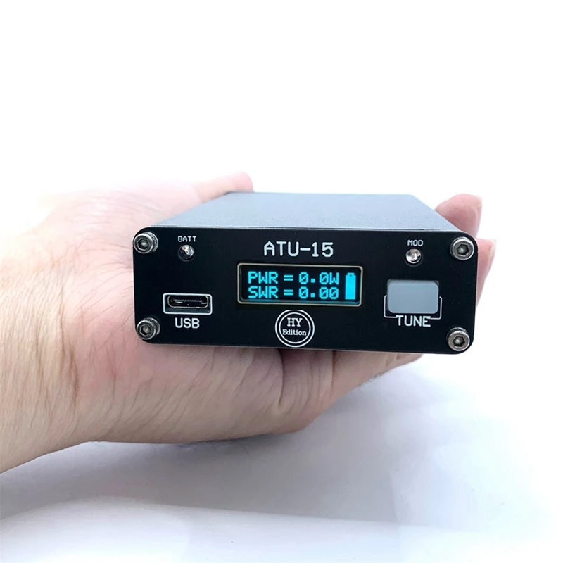 Atu15 1,8-30mhz mini qrp radio automatischer antennen tuner von n7ddc 1,4 version mit led licht anzeige qrp radio tuner