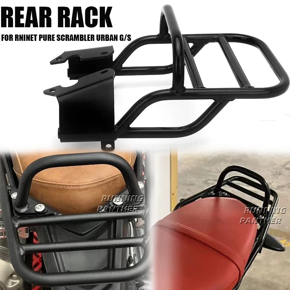 Motorcycle Accessories Rear Luggage Rack Cargo Rack Black For BMW R9T R NineT RNINET Scrambler RnineT Urban G/S R NINE T Pure