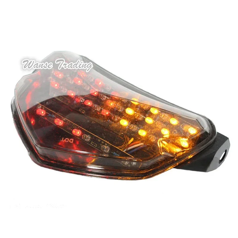 waase Rear Tail Brake Turn Signals Integrated Led Light Smoke For 2004 2005 SUZUKI GSXR600 GSXR750 GSXR GSX-R 600 750 K4 K5