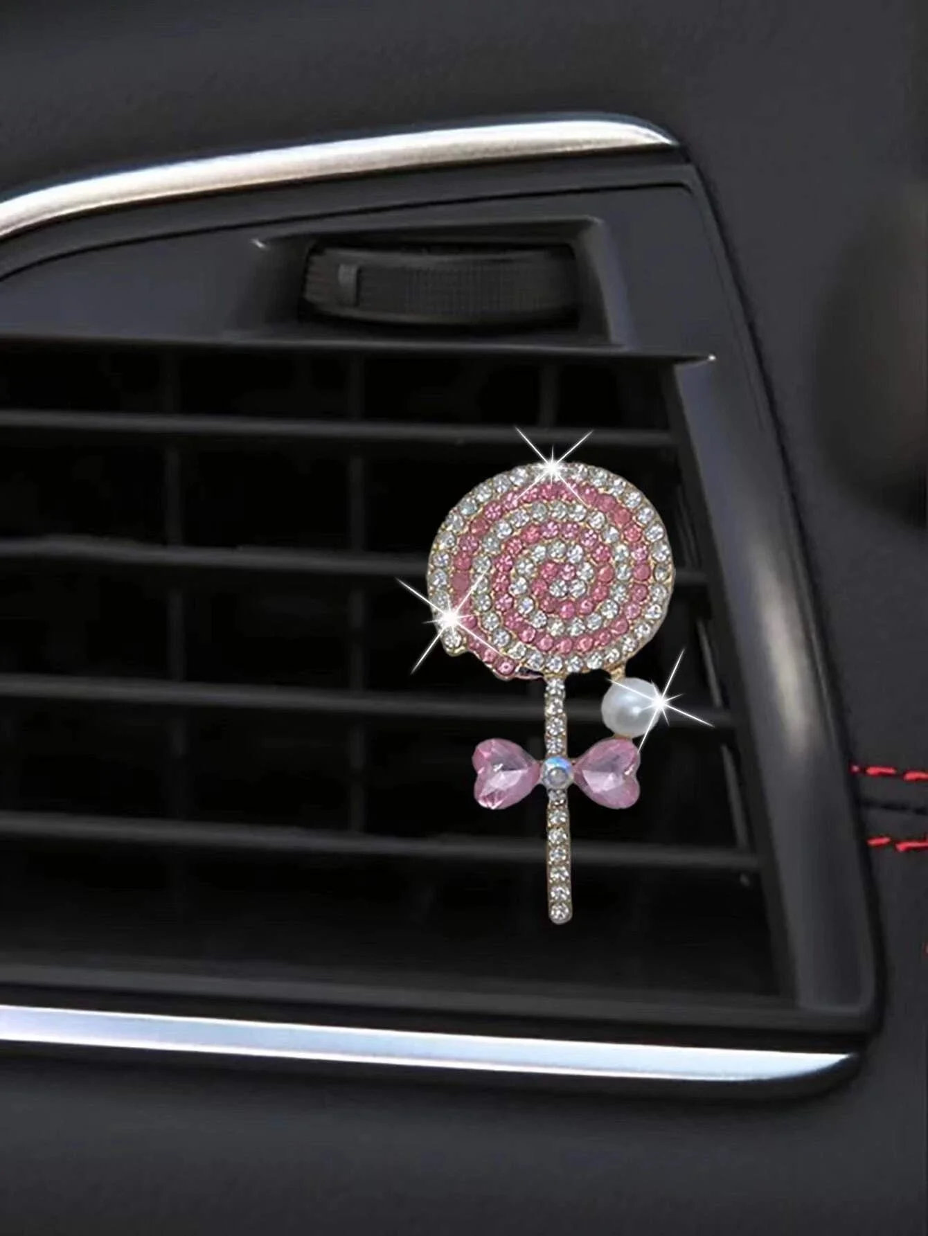 1pc Lollipop Design Car Air Outlet Ornament