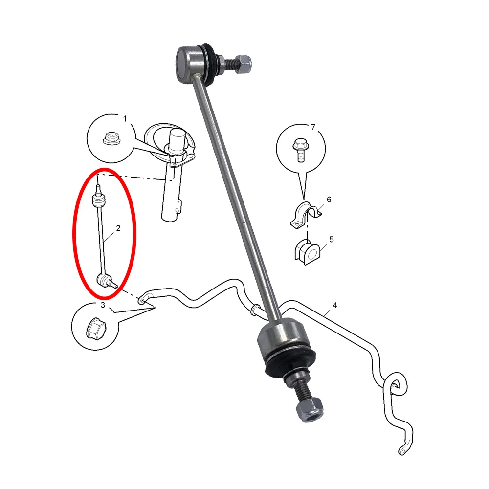 

Front Stabilizer Link L/R for MG6 MK1 ROEWE 550 e550 30000178 10088473 Sway Bar Link