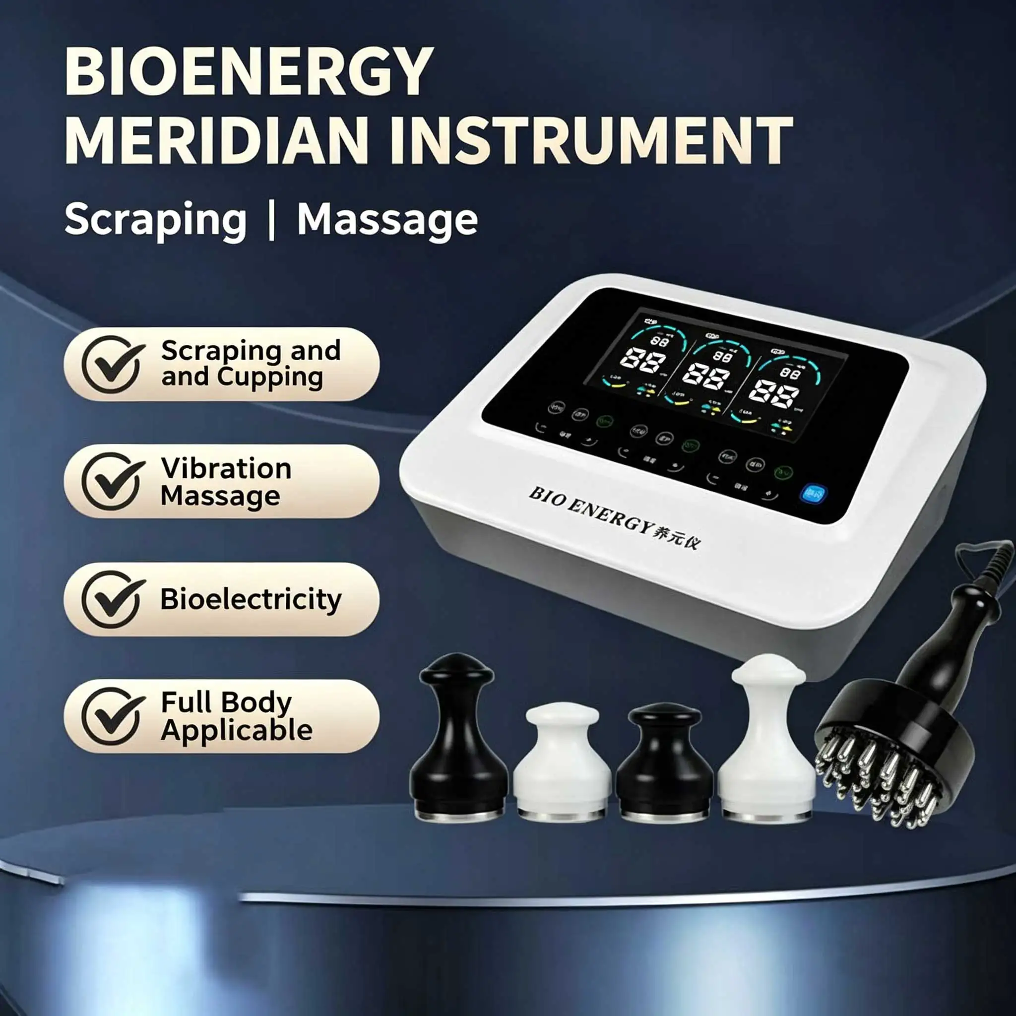 Bioelectric Meridian BES Equipment - Physical Therapy Bioenergy Massage Machine (DDS Bioelectric Body Massager)