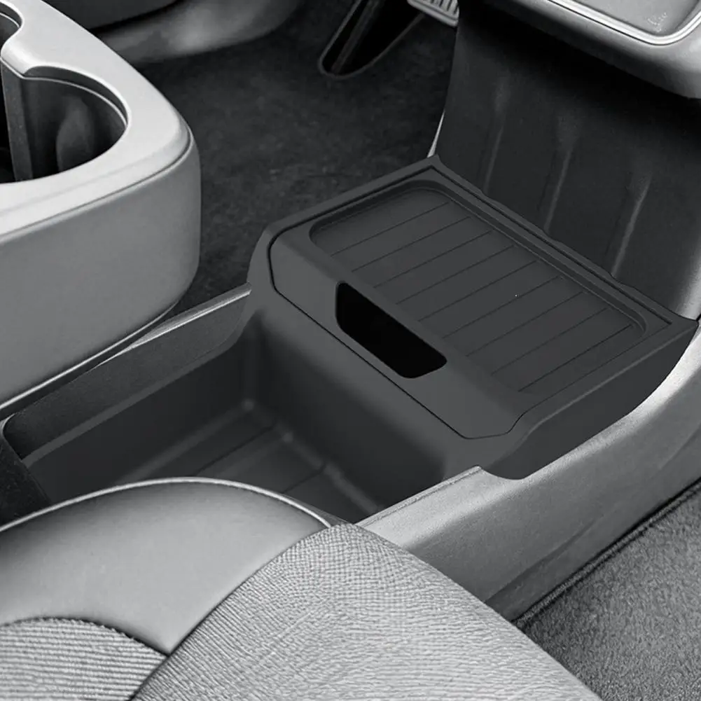 Auto-Aufbewahrungsbox unter der Mittelkonsole für Tesla Model Y Juniper Standard RWD 2026 2025 ABS Auto-Aufbewahrungsbox – Detail 6