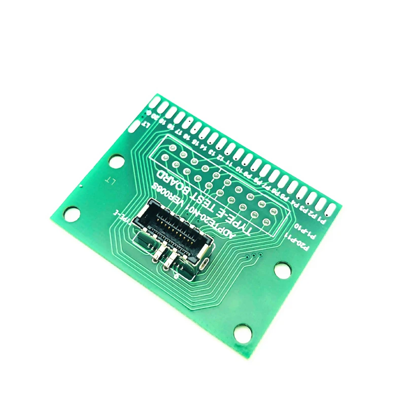 TYPE-E Test Board TYPE E Female Port Universal Board USB 3.1 20pin Test Card Adapter for USB3.1 Front Panel Cable Test PCB Board