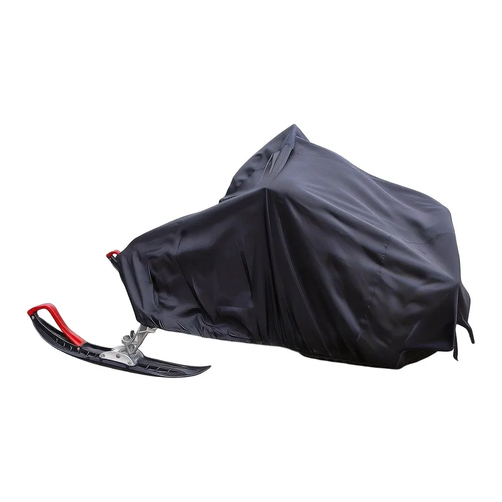 Waterproof Sled Shield Snowmobile Cover For Harsh Winter Outdoors Harsh Weather Protection Reinforced Stitching Full Elastic Hem