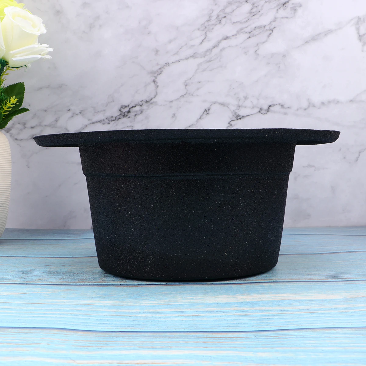 

2Pcs Jazz Fedora Hats Glitter Party Cosplay Performance Hats Black Attractive Dress-Up Magician Dance Caps Party Hat