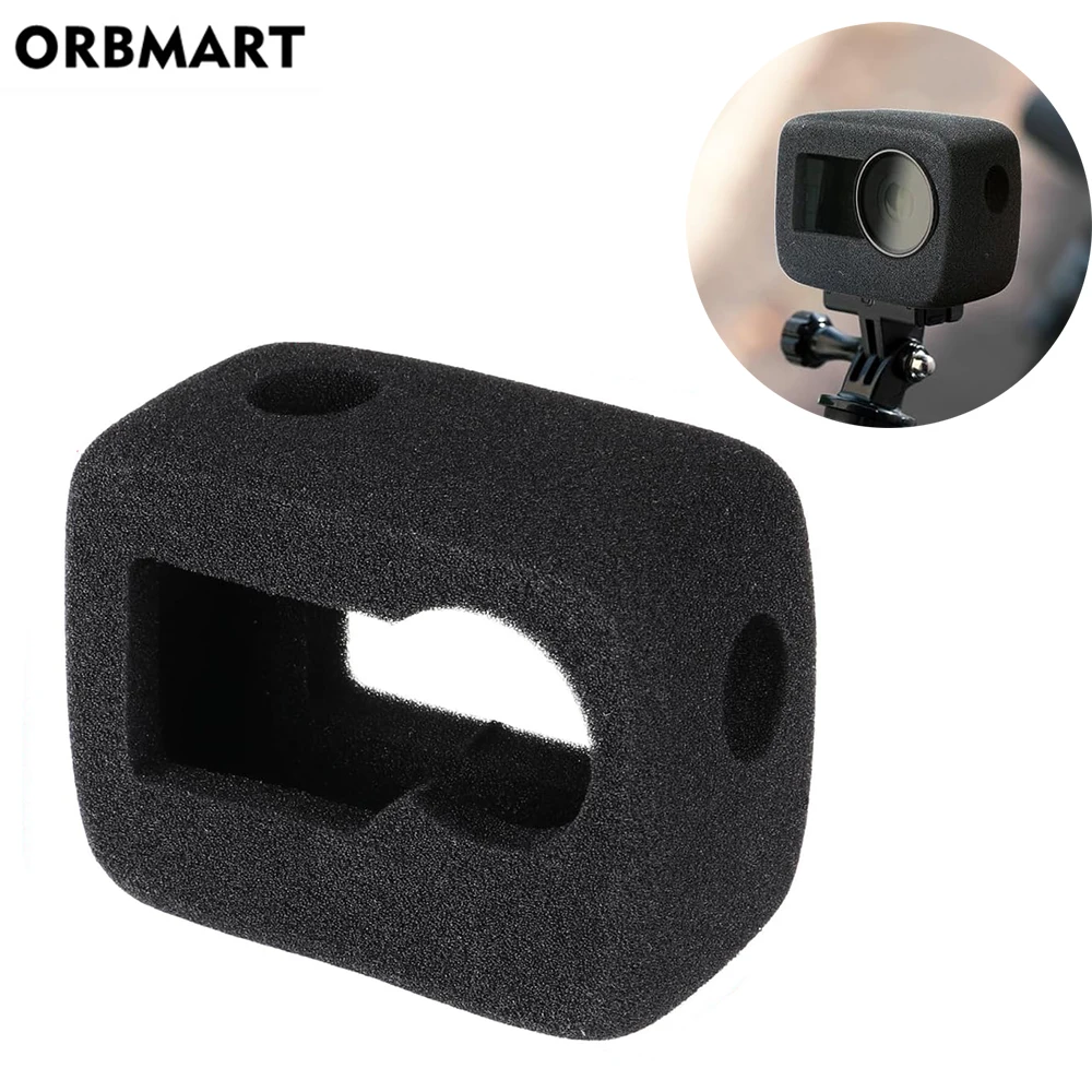 For DJI Osmo Action 5 Pro 4 3 Wind Noise Reduction Sponge Foam Windslayer Cover Housing Windproof Windshield Recording Case