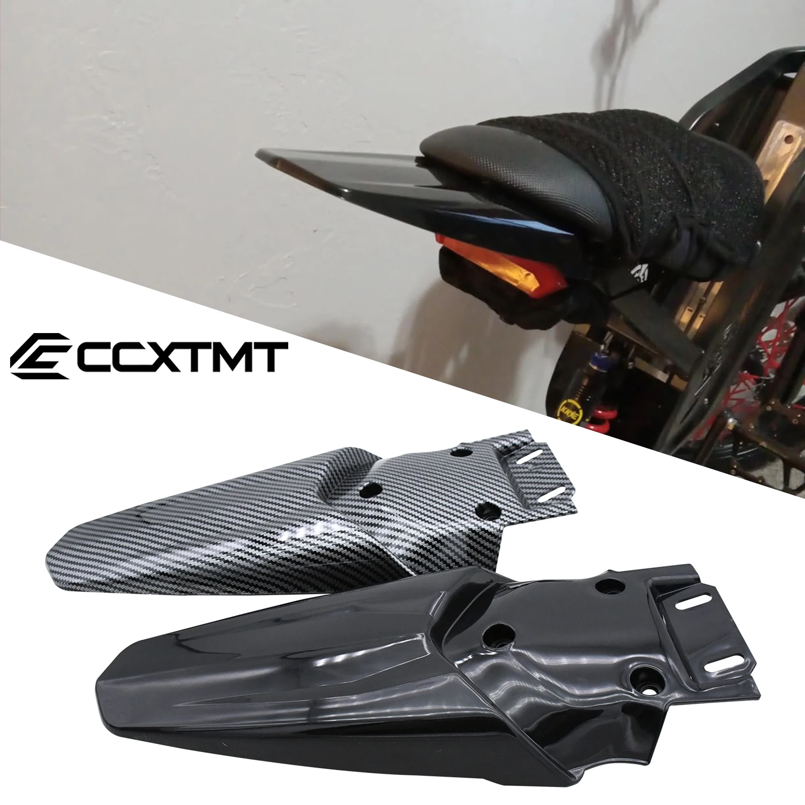 Für TALARIA Sting MX3 MX4 MX5 5,0 6,0 8,0 Kotflügel Hinten Kotflügel Motorrad Zubehör Hinten Spritzschutz Carbon Faser Muster
