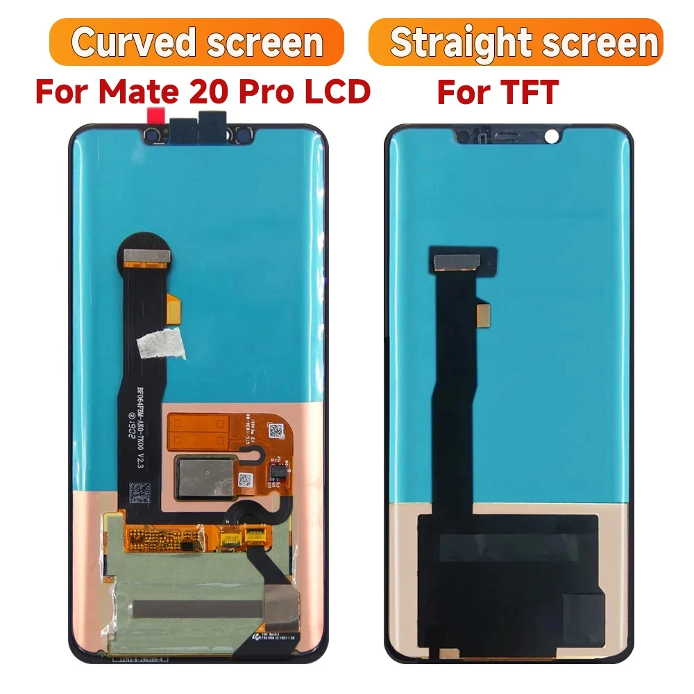 For HUAWEI Mate 20 Pro 6.39\'\'For Mate20 Pro LYA-L09 L29 AL00 LCD Display Touch Screen Digitizer Assembly Replacement