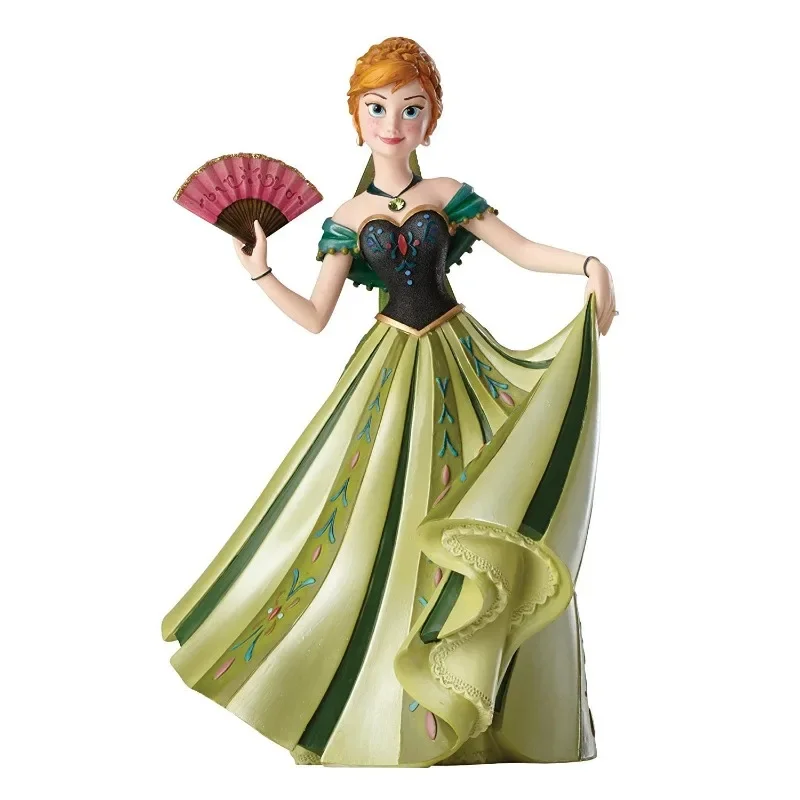 Figurine Disney la reine des neiges raiponce Jasmine blanche-neige, jouet en résine, ornements, poupée, décoration de salle, modèle d'action Anime, cadeau pour enfants, 20cm