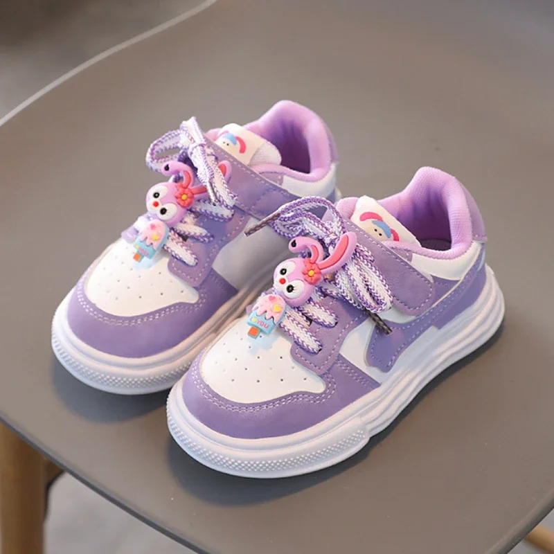 Disney Sneakers per bambini ragazzi moda scarpe sportive antiscivolo ragazze Cute Bear scarpe Outdoor scarpe Casual per bambini taglia 23-30