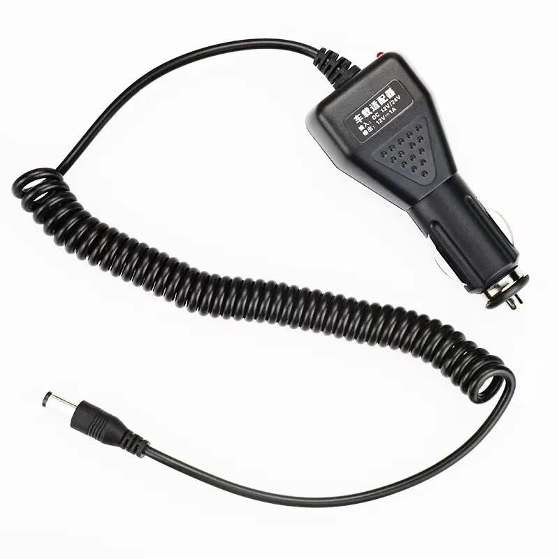 

DC12V 24V Universal Car Cigarette Lighter Plug Cable Car Charger Replacement For BaoFeng UV-5R UV-9R Walkie Talkie Accessories