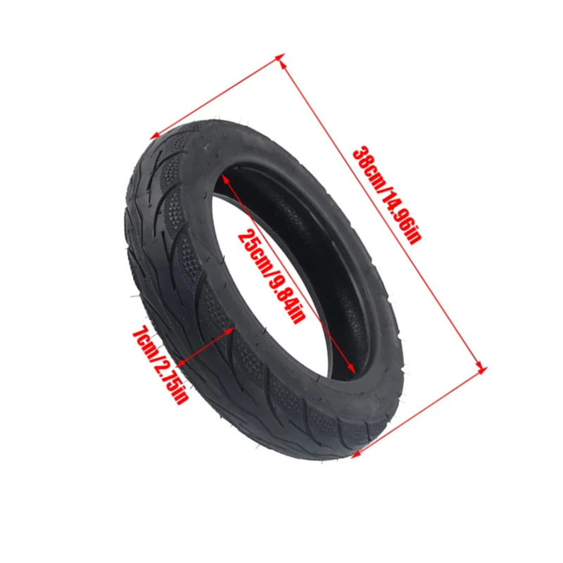 Widened Vacuum Tire 2.75-10 Specifically Made for 14 Inch Tubeless Tires on Various Motorcycles