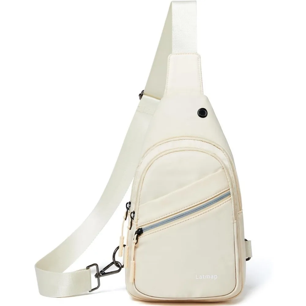 

Sling Bag For Women Men Backpack Fanny Pack Crossbody Chest Travel Shoulder Belt Bags Purse Handbag PU Leather