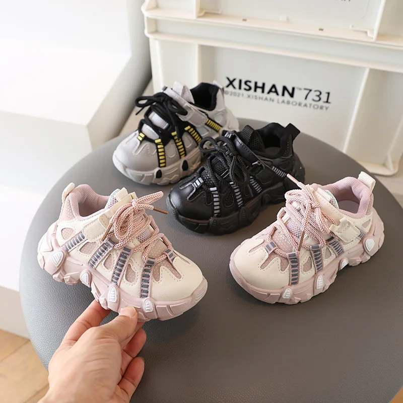 

Детские кроссовки 202, осенние новые трендовые кроссовки для девочек, теннисная женская повседневная спортивная обувь для мальчиков, обувь для девочек на мягкой подошве, Zapatillas Hombre