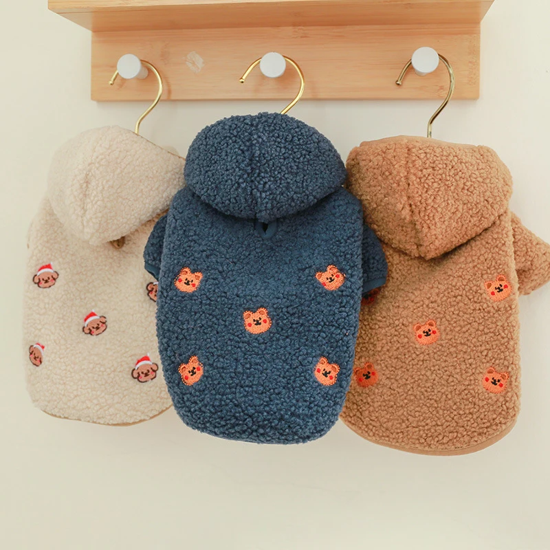 

Winter Dog Cat Coat Winter Fleece Pet Clothes Hooded Coat Down Jacket Puppy Pet Clothing For Dogs Chihuahua Yorkie Pug Outfits