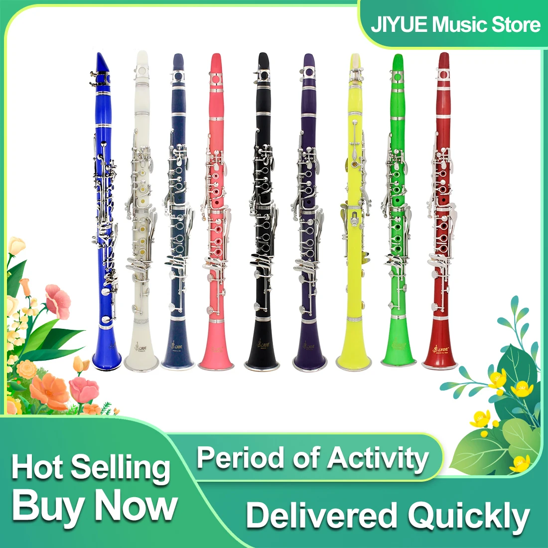SLADE Bb Clarinet 17 مفتاحًا أدوات آلات النفخ الخشبية الباكليت الراقية تينور كلارينيت بلاكويند أداة أداء الكلارينيت المتخصصة #1