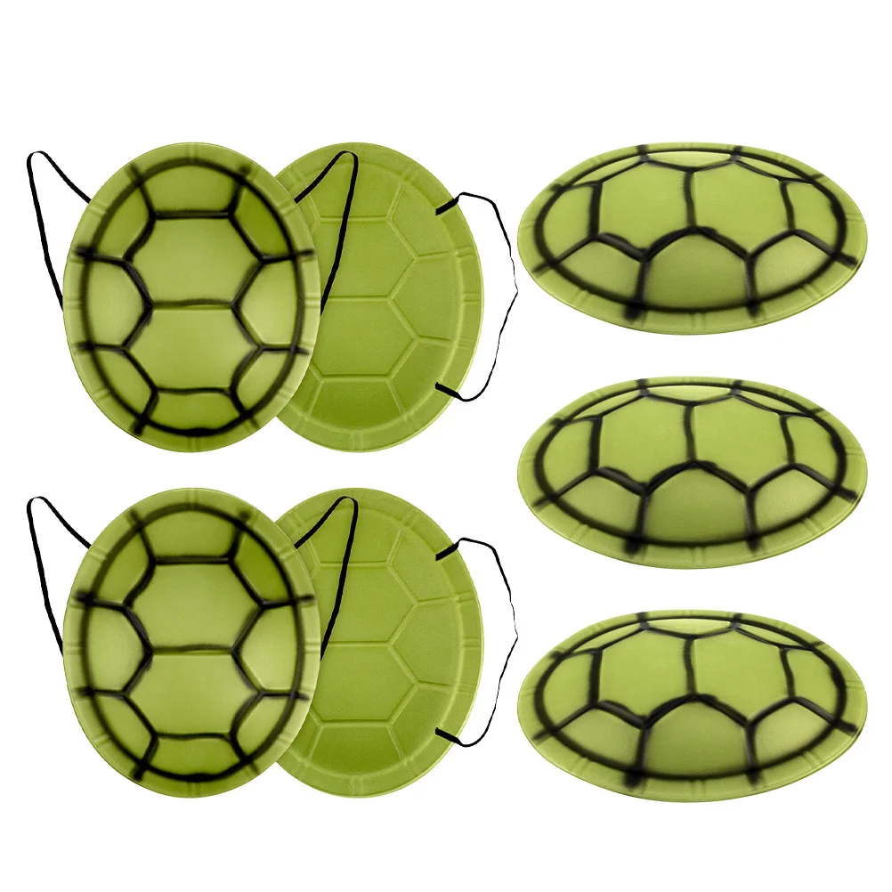 Disfraz de concha de tortuga Eva, 7 Uds., ligero y cómodo, recuerdo de fiesta de Halloween, vestido de Ninja para niños, disfraz de concha de tortuga