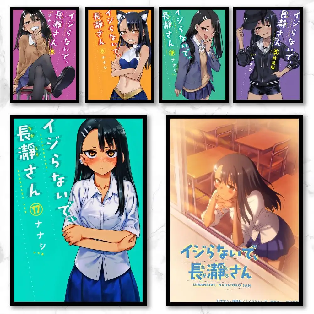 Anime n-nagatoro Poster Premium Art Wall Decor, Simple Ornament for Living and Leisure Areas