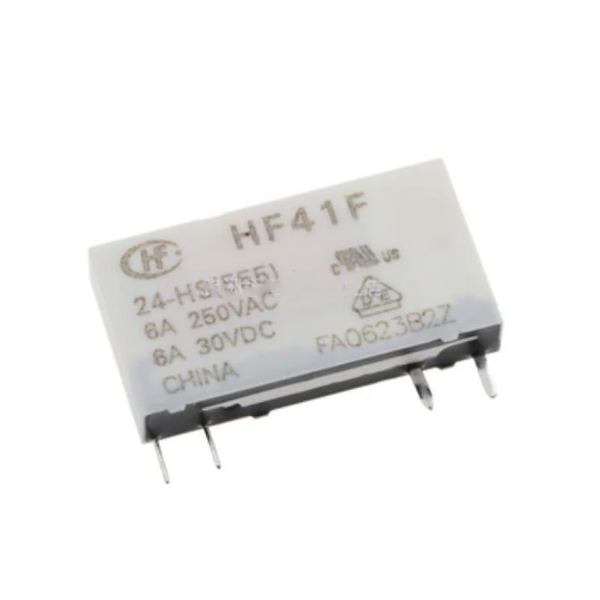 HOT NEW HF41F 24-HS HF41F-24-HS HF41F-24 24VDC 24V relay DIP4