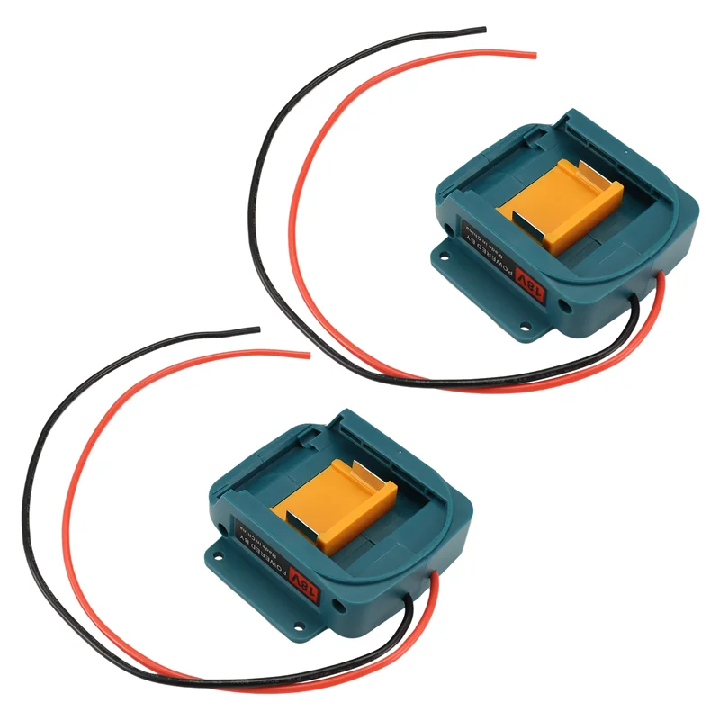 

B03C-2Pcs Li- Battery DIY Power Tool For 18V Li- Battery With 14 Awg Wires