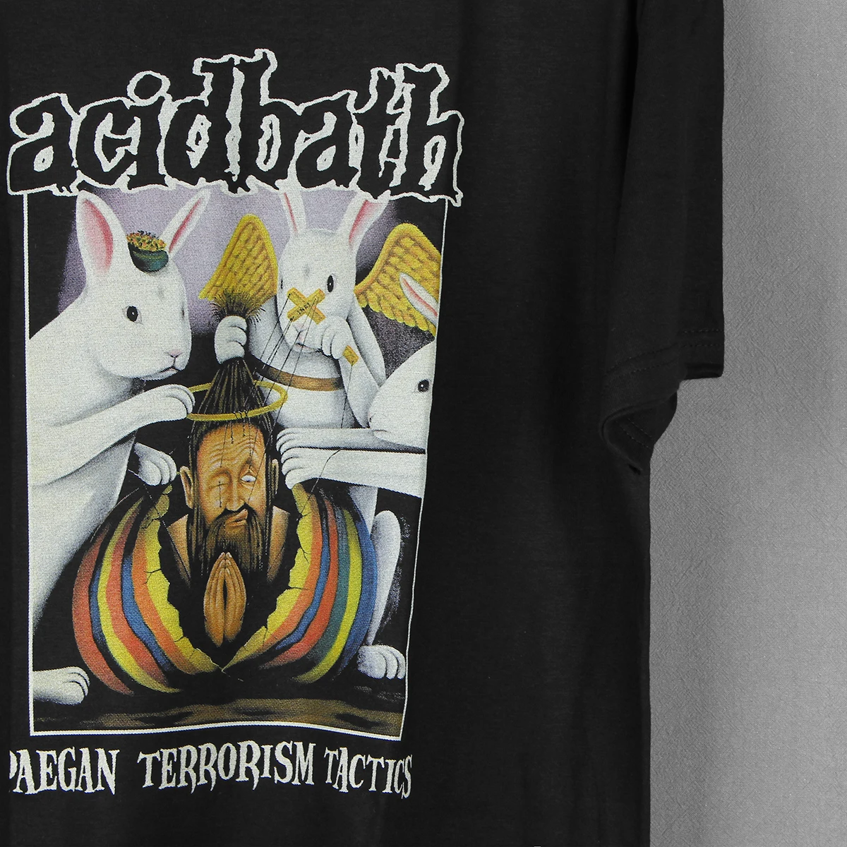 Acid Bath T-Shirt Paegan Terrorism Tactics Sludge Heavy Metal eyehategod Men Summer Long Sleeves Cotton Tee Shirt