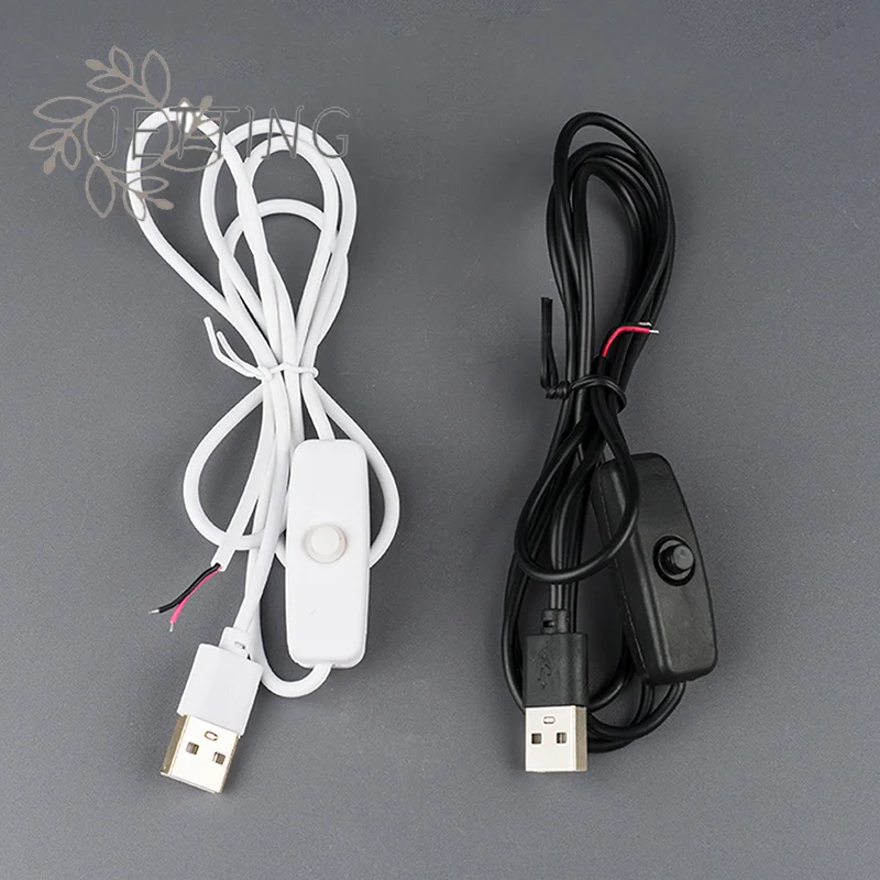 

Горячий 1 шт. 5 В переключатель питания провод 1/1,5 м USB штекер на 2-ядерный соединительный кабель 501 кнопка включения выключения 2A для светодиодной ленты лампы лампы свет