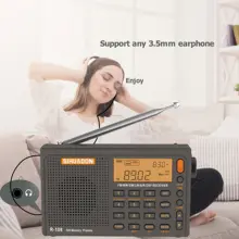 Portable FM stereo radio with alarm and display #4