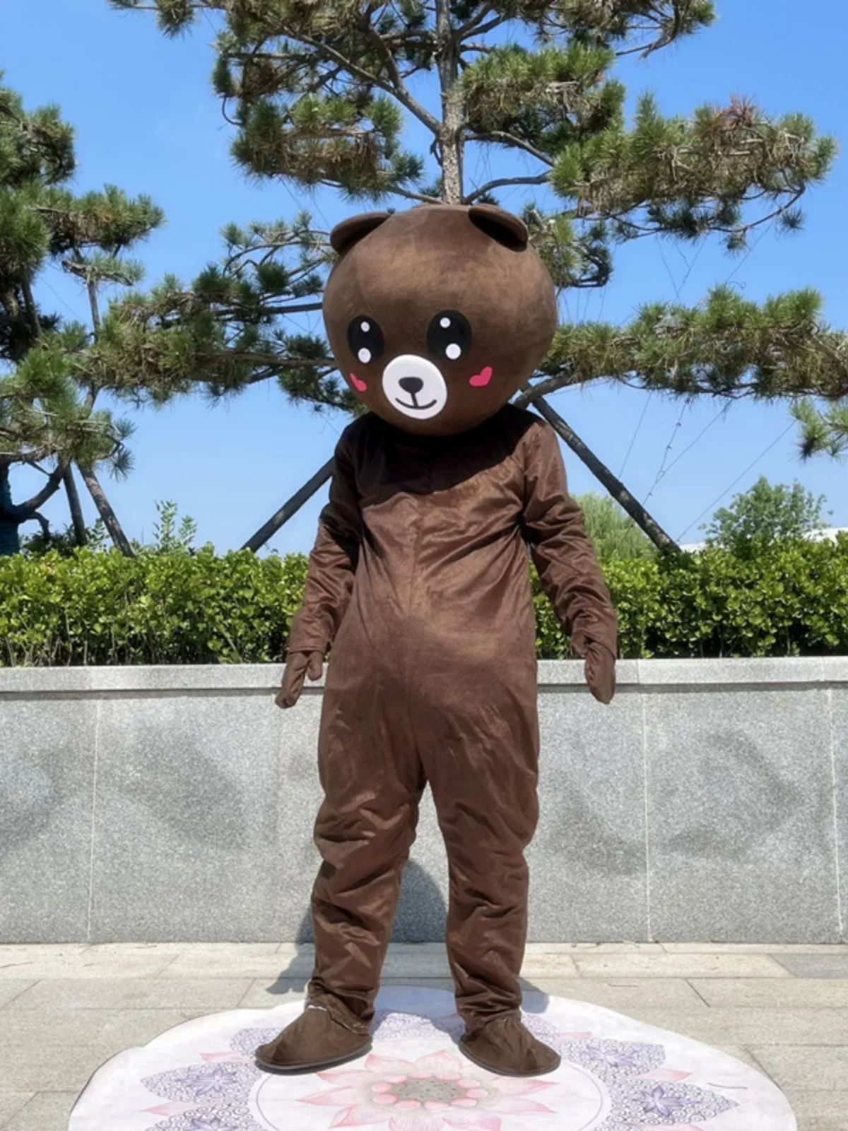 

Cute Brown Bear, Doll Bear Cartoon Mascot Costume