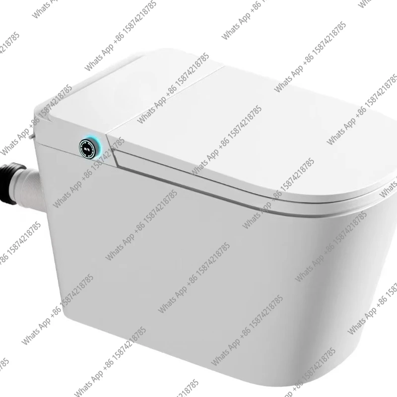 K6 Smart Toilet with Slender Bowl P-Trap Drain Modern Design Wider Comfort Seat Includes Remote Control