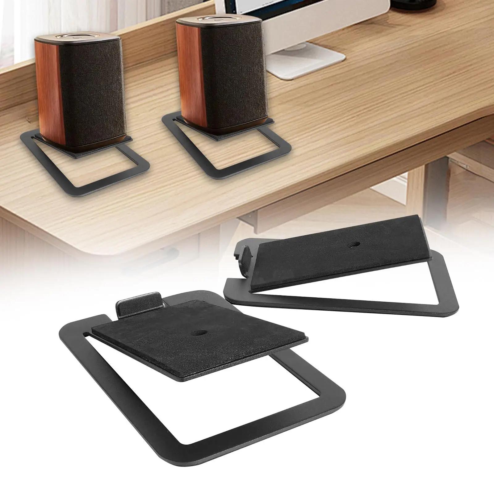 Desktop Speaker Stands, Studio Monitor, Laptop alto-falantes, 2 pcs