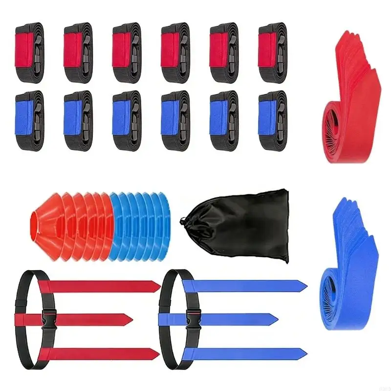 pack-10-ceintures-football-avec-30-marqueurs-lumineux-6-disques-ceinture-personnalisable-pour-competiteurs-adultes