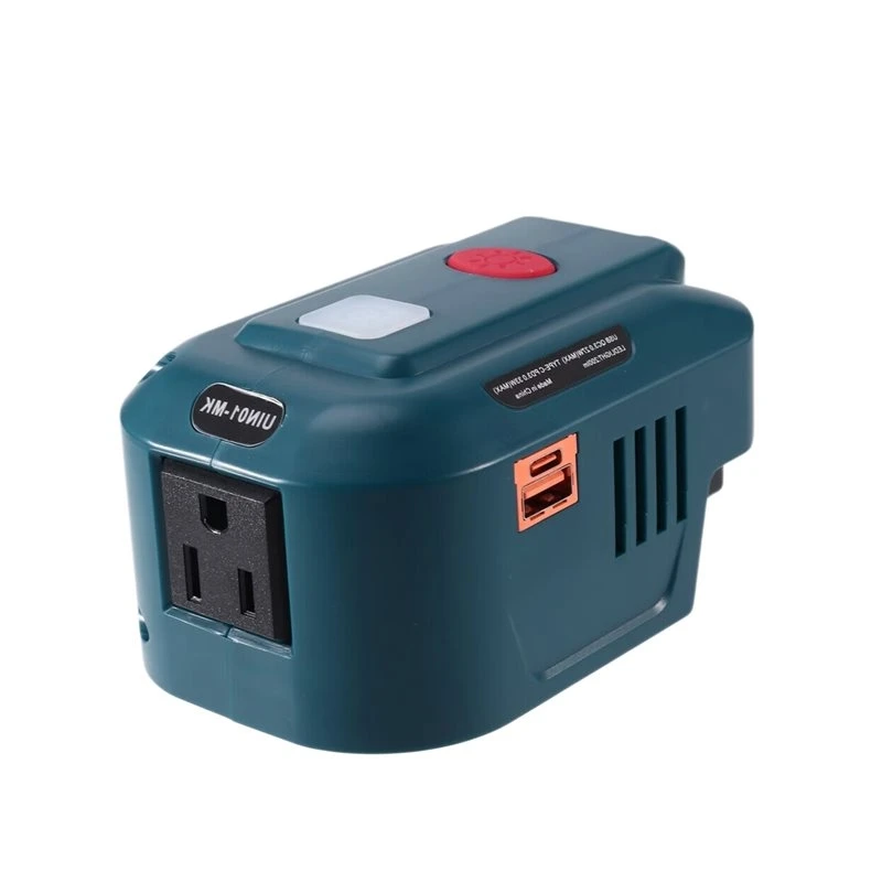 ABJN-For 18V Lithium- Battery Compatible 150W Power Supply Inverter Portable Inverter EU Plug Adapter